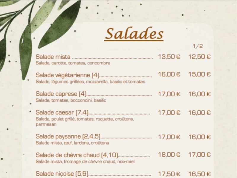 Salades