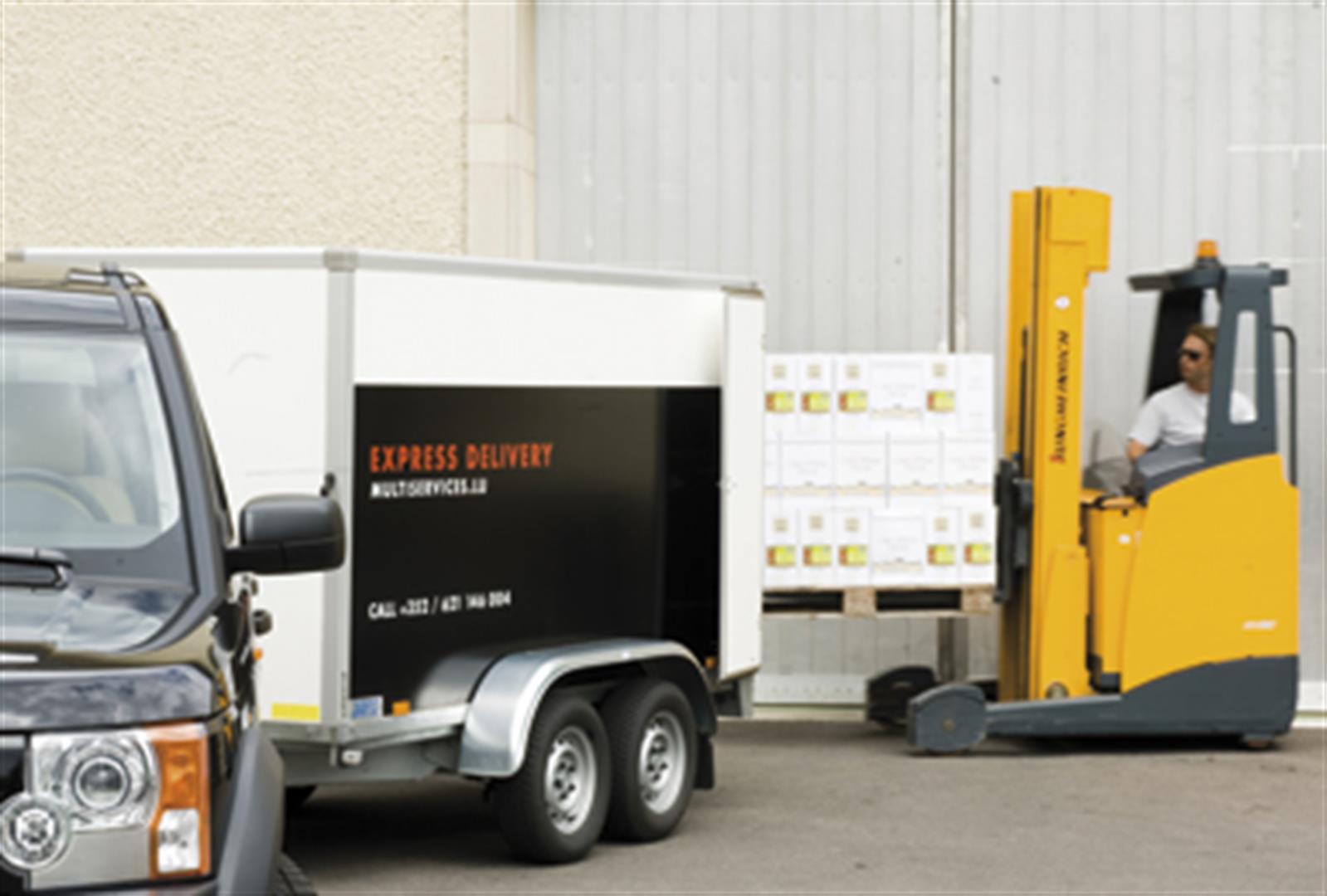 Multiservices Express Delivery Courier service, Road transport of