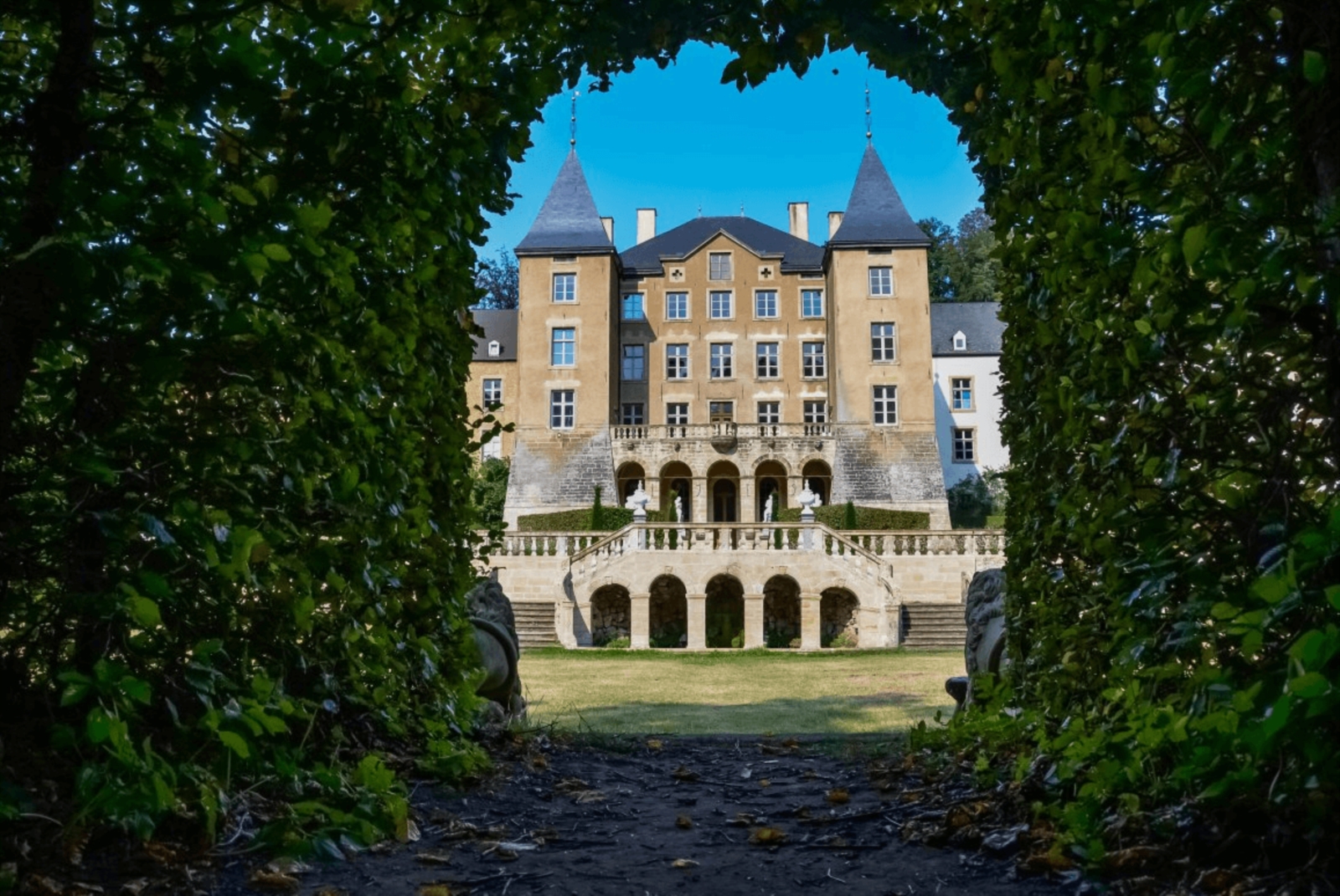 Place around image