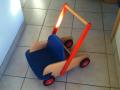 Wooden child walking toy