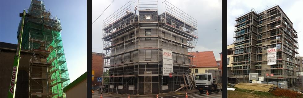 Anéa Echafaudage - Projet Teterchen  -Saarbrücken - Belval